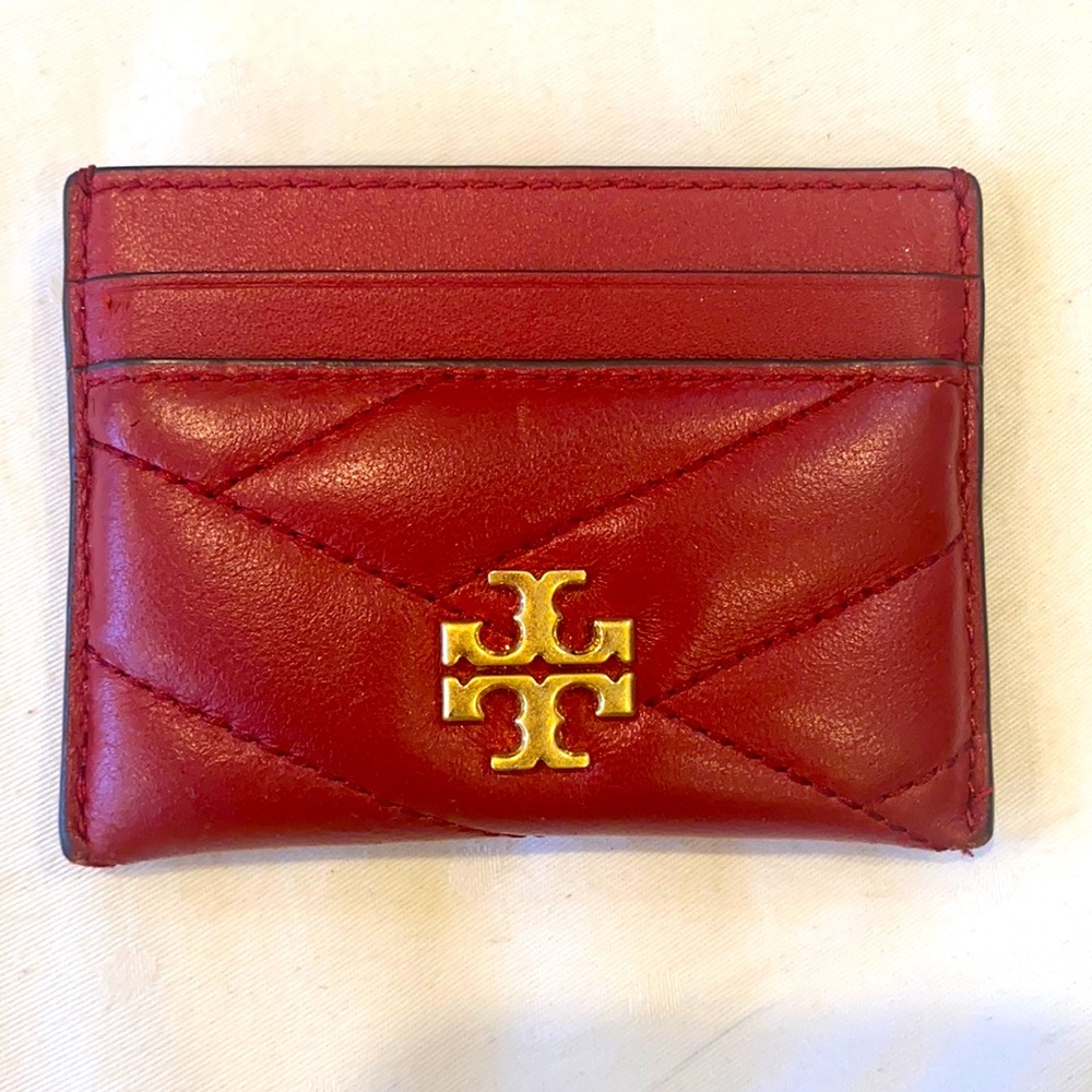 Tory Burch Kira Chevron Card Case